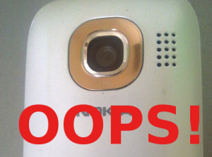 Camera's in phones may not always be a good thing.