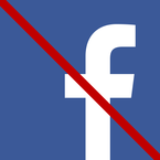 "No facebook" by --Steindy (talk) 20:42, 16 September 2013 (UTC) - https://twitter.com/facebook. Licensed under Public domain via Wikimedia Commons - http://commons.wikimedia.org/wiki/File:No_facebook.png#mediaviewer/File:No_facebook.png